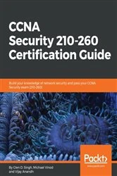 Book cover of CCNA Security 210-260 Certification Guide by Glen D. Singh