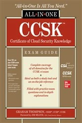 Book cover of CCSK Certificate of Cloud Security Knowledge All-in-One Exam Guide by Graham Thompson