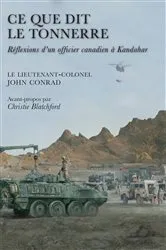 Book cover of Ce que dit le tonnerre by John Conrad
