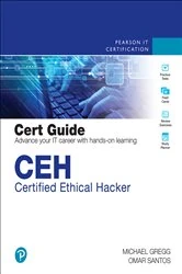 Book cover of CEH Certified Ethical Hacker Cert Guide (4th ed.) by Michael Gregg