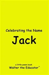 Book cover of Celebrating the Name Jack by Unknown