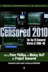 Book cover of Censored 2010 by Peter Phillips