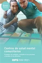 Book cover of Centros de salud mental comunitarios by Pan American Health Organization