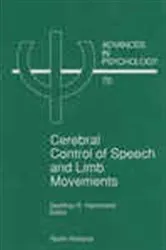 Book cover of Cerebral Control of Speech and Limb Movements by Unknown