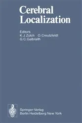 Book cover of Cerebral Localization by K.J. Zülch