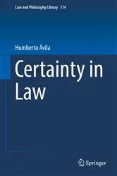 Book cover of Certainty in Law by Unknown