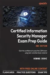 Book cover of Certified Information Security Manager Exam Prep Guide (2nd ed.) by Hemang Doshi