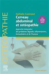 Book cover of Cerveau abdominal et ostéopathie by Nathalie Camirand