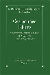 Book cover of Ces bonnes lettres by Cécile Dauphin