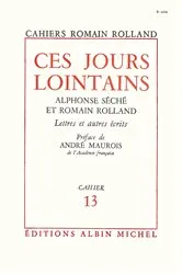 Book cover of Ces jours lointains by Romain Rolland