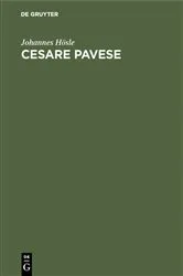 Book cover of Cesare Pavese by Johannes Hösle