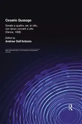 Book cover of Cesario Gussago. Sonate a quattro, sei, et otti by Andrew Dell'Antonio
