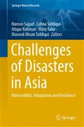 Book cover of Challenges of Disasters in Asia by Haroon Sajjad