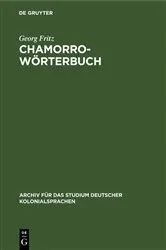 Book cover of Chamorro-Wörterbuch (2nd ed.) by Georg Fritz