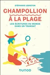Book cover of Champollion à la plage by Stéphanie Lebreton