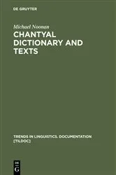 Book cover of Chantyal Dictionary and Texts by Unknown
