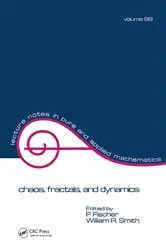 Book cover of Chaos, Fractals, and Dynamics by P. Fischer