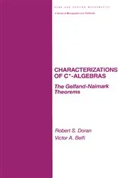 Book cover of Characterizations of C* Algebras by Robert Doran