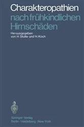 Book cover of Charakteropathien nach frühkindlichen Hirnschäden by Hermann Stutte
