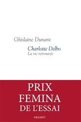 Book cover of Charlotte Delbo by Ghislaine Dunant