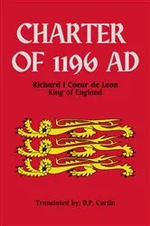 Book cover of Charter of 1196 by Unknown
