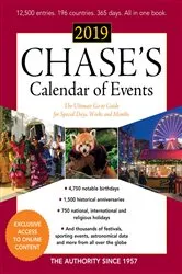 Book cover of Chase's Calendar of Events 2019 by Editors of Chase's