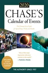 Book cover of Chase's Calendar of Events 2020 by Editors of Chase's