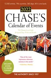 Book cover of Chase's Calendar of Events 2022 by Editors of Chase's