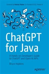 Book cover of ChatGPT for Java by Bruce Hopkins