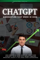 Book cover of ChatGPT Side Hustles that Work in 2025 by Johnathan Maxwell