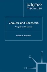 Book cover of Chaucer and Boccaccio by R. Edwards