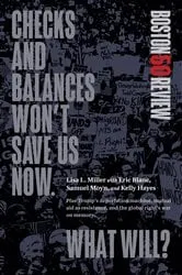 Book cover of Checks and Balances Won't Save Us Now. What Will? by Lisa L. Miller