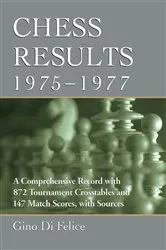 Book cover of Chess Results, 1971-1974 by Gino Di Felice