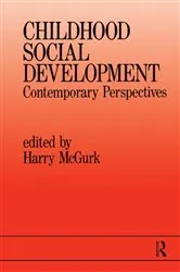Book cover of Childhood Social Development by Harry McGurk