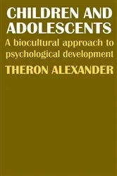 Book cover of Children and Adolescents by Theron Alexander