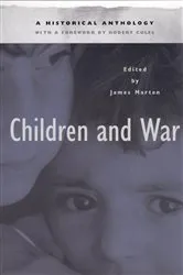 Book cover of Children and War by James Marten