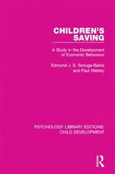 Book cover of Children's Saving by Edmund J.S. Sonuga-Barke