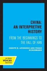 Book cover of China: An Interpretive History by Joseph Levenson