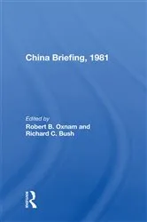 Book cover of China Briefing, 1981 by Robert B. Oxnam