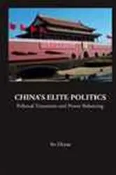 Book cover of China's Elite Politics: Political Transition And Power Balancing by Zhiyue Bo
