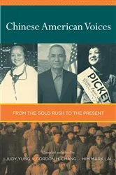 Book cover of Chinese American Voices by Judy Yung