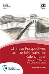 Book cover of Chinese Perspectives on the International Rule of Law by Matthieu Burnay