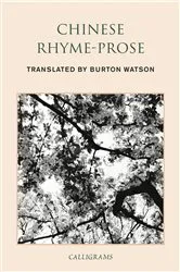 Book cover of Chinese Rhyme-Prose by Burton Watson