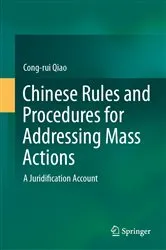 Book cover of Chinese Rules and Procedures for Addressing Mass Actions by Unknown
