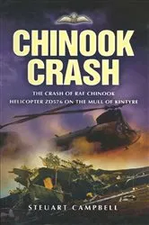 Book cover of Chinook Crash by Steuart Campbell