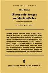 Book cover of Chirurgie der Lungen und des Brustfelles (2nd ed.) by Alfred Brunner
