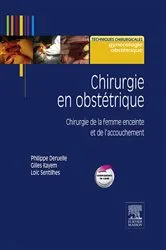 Book cover of Chirurgie en obstétrique by Philippe Deruelle