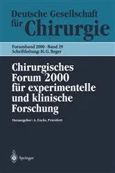 Book cover of Chirurgisches Forum 2000 für experimentelle und klinische Forschung by H.G. Beger