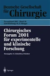 Book cover of Chirurgisches Forum 2001 für experimentelle und klinische Forschung by B. Bersal