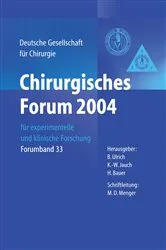 Book cover of Chirurgisches Forum 2004 by B. Ulrich